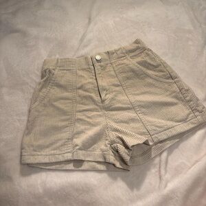 RSQ Tan High Waist Shorts Relaxed Fit